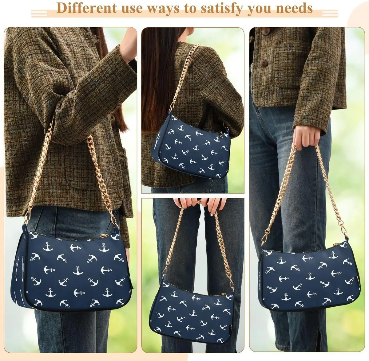 ALAZA Women's Handbags Tote Crossbody Bag Purse Ladies Shoulder Bag Hobo Handbag