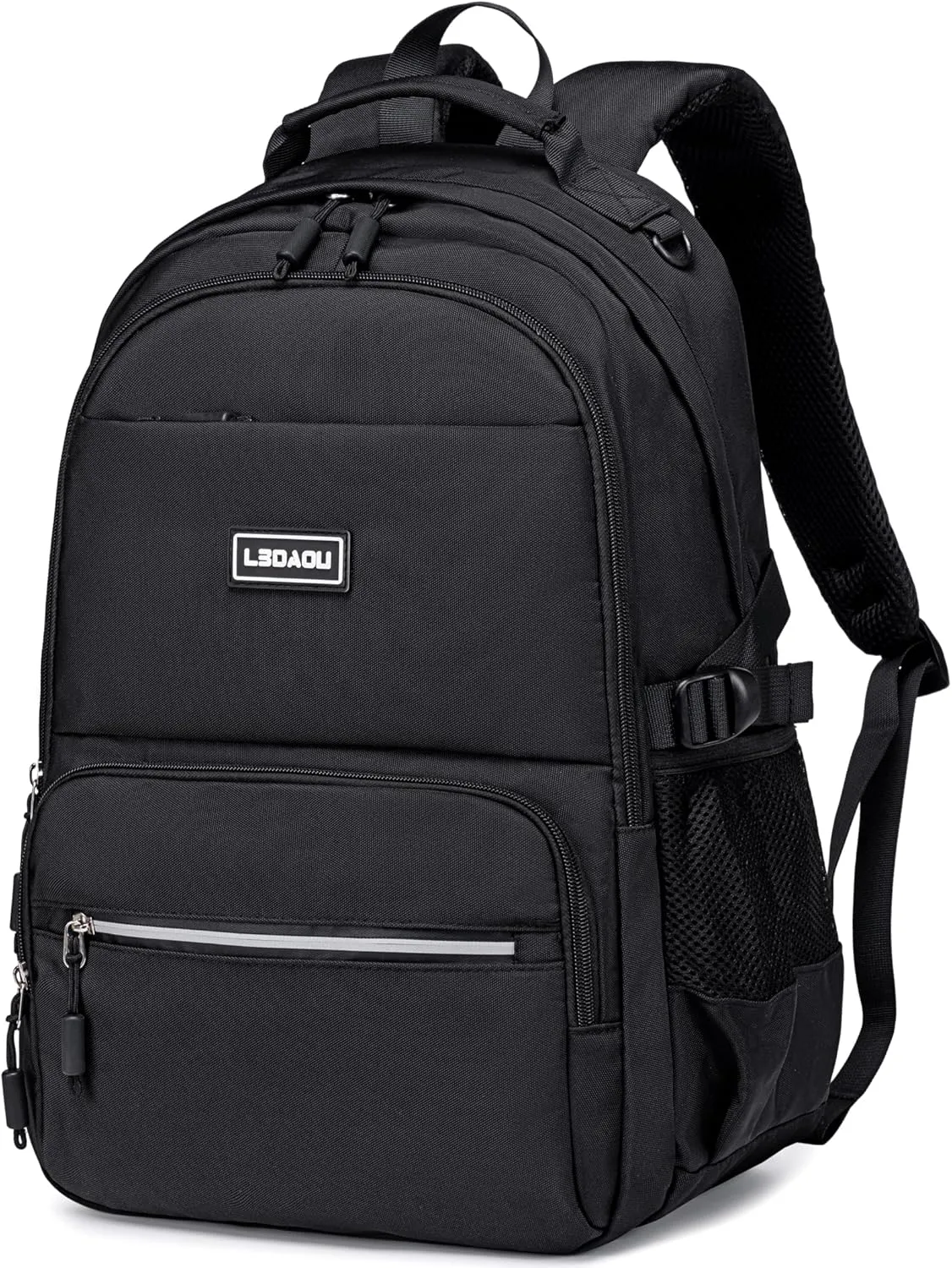 Backpack for School 15.6 Inch Laptop College Backpacks Middle High School Teen Girls Bookbags Women Travel Daypack, Oxford Black