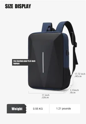 Bag for Starlink Mini - Storage Bag Case for Starlink Dish and All Accessories - Anti-theft Water-resistant (Blue)