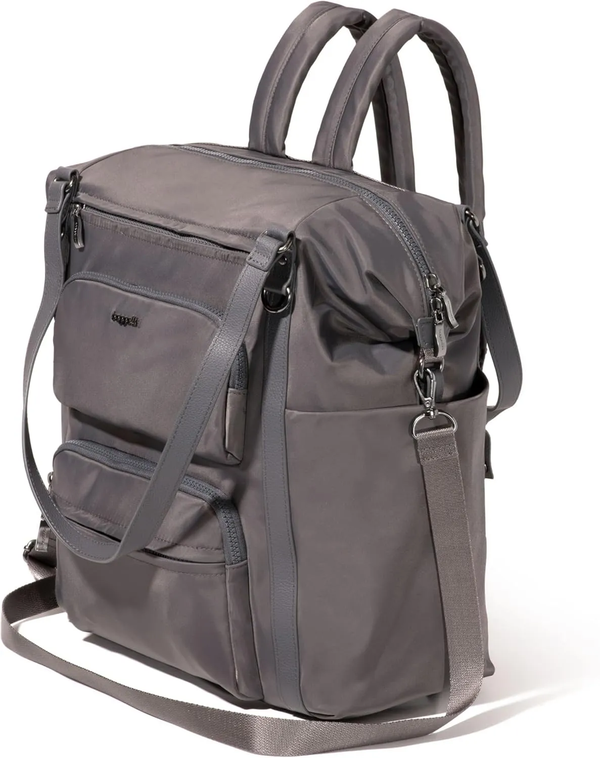 Baggallini Nolita Convertible Backpack - 14x11 Inch Travel Backpack with 16 Inch Laptop Sleeve - Lightweight Luggage Backpack