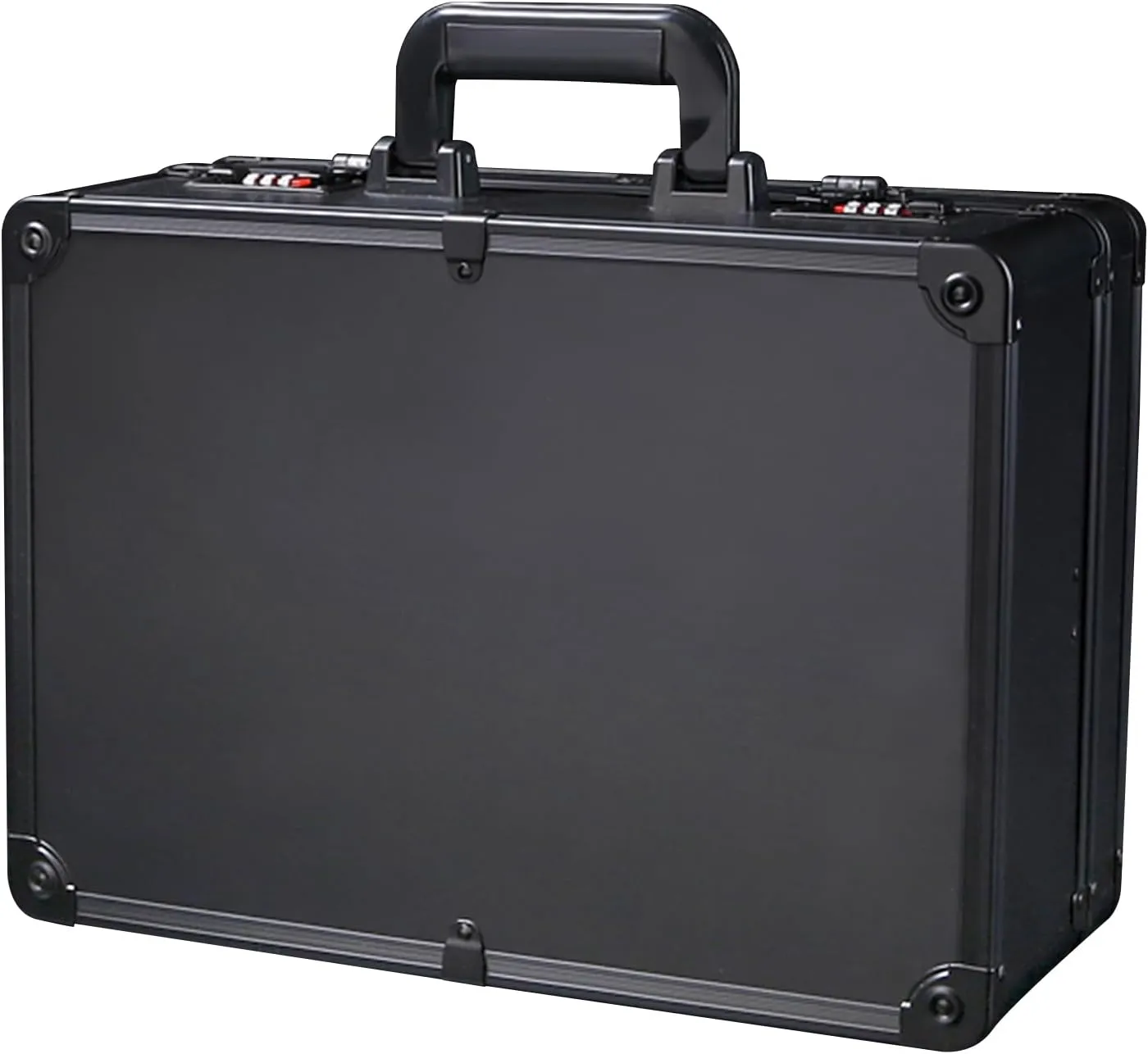Barber Stylist Suitcase, Large Barber Beauty Salon Tool Kits Storage with Code Lock, Portable Travel Barber Suitcase for Hair Stylist Pet Groomer Beauty Salon Makeup Artist (Black/Gold) (Black)