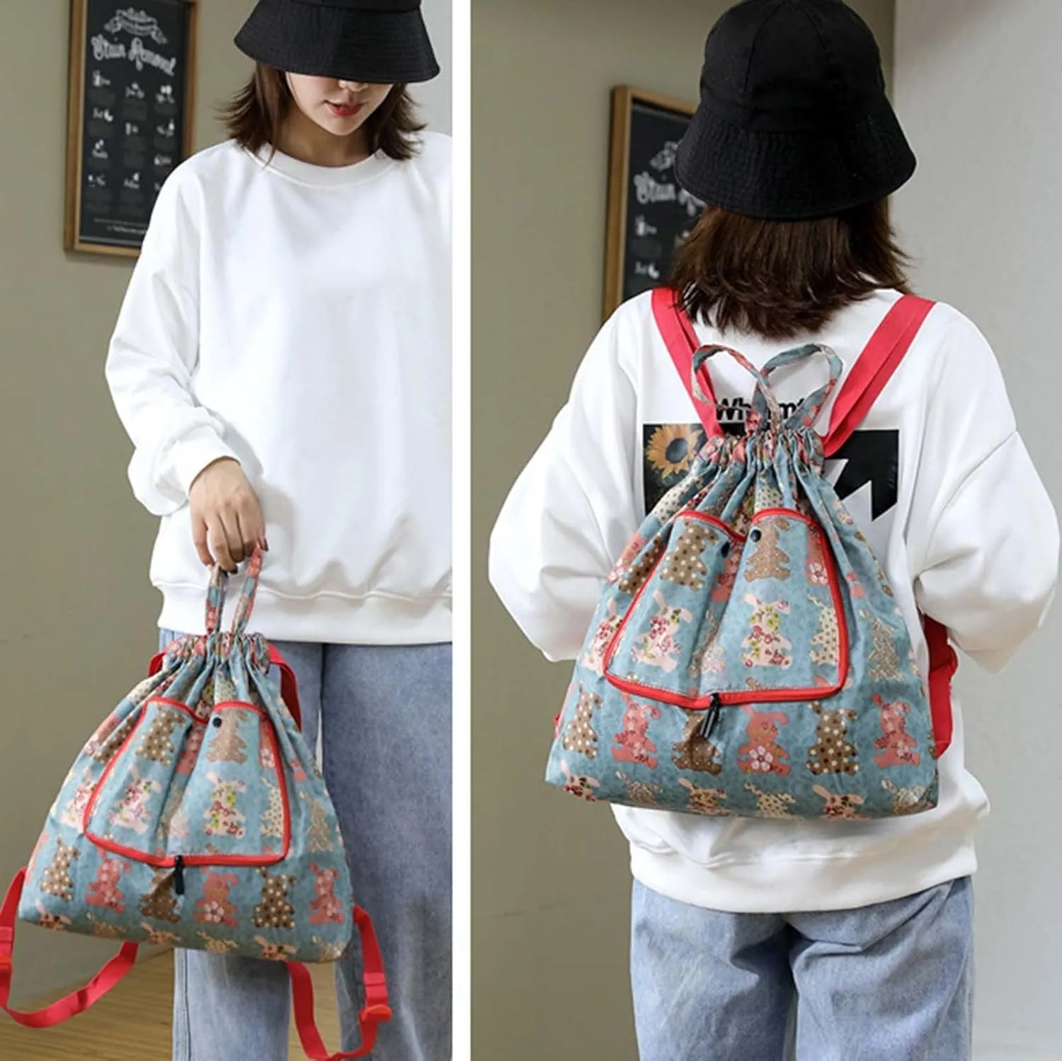 Beach Tote Bag Drawstring Seal Folding Sports Fitness Backpack Light Travel Day-Pack For Gym Outdoor Mens Beach Travel A