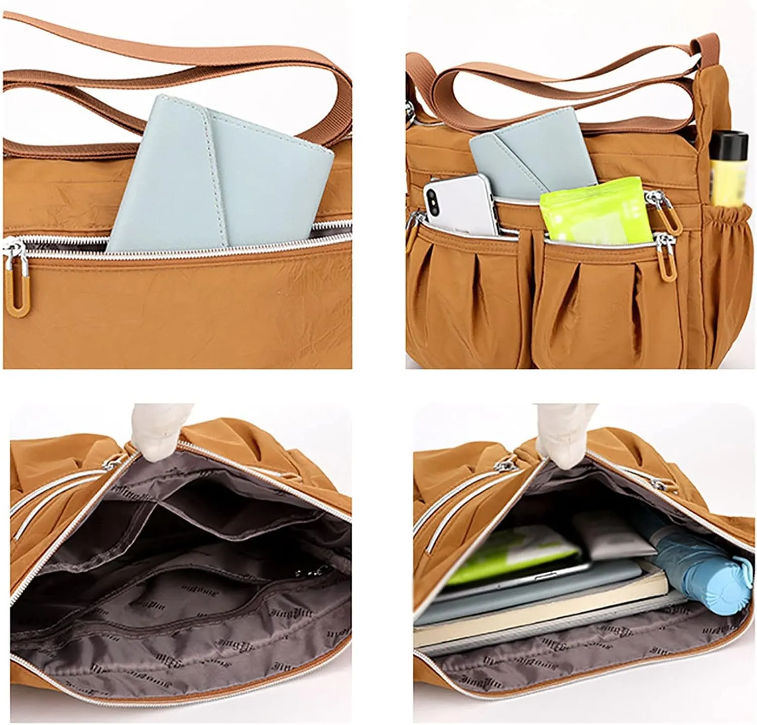 Beach Tote Bag Girls' Polyester New Small Square Bag Portable Shoulder Drawstring Crossbody Bags For Outdoor Beach Travel J