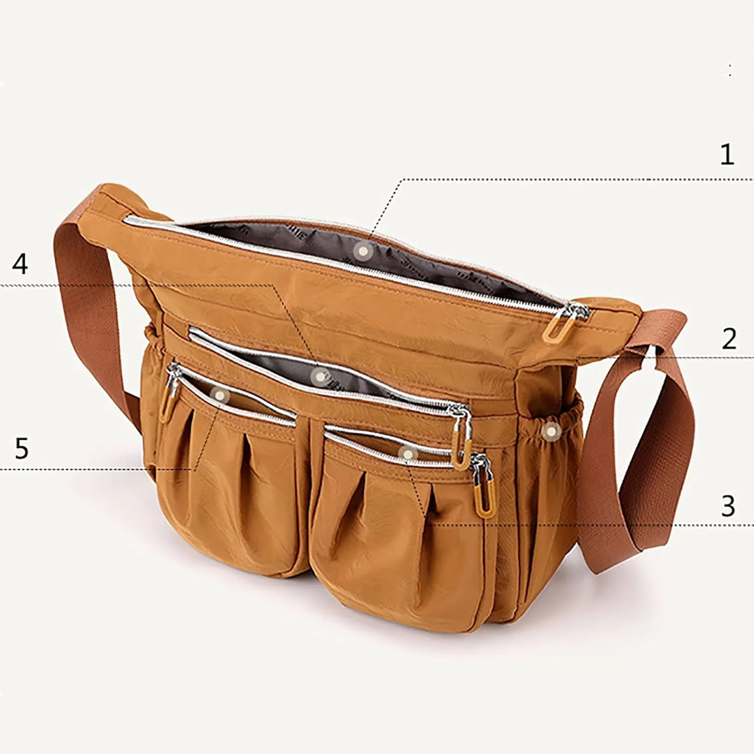 Beach Tote Bag Girls' Polyester New Small Square Bag Portable Shoulder Drawstring Crossbody Bags For Outdoor Beach Travel J
