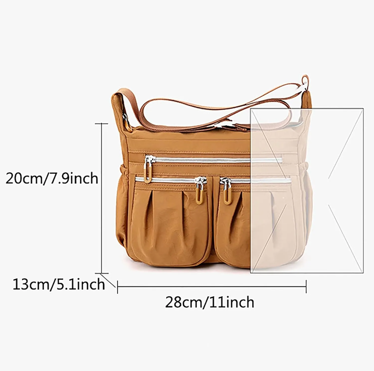 Beach Tote Bag Girls' Polyester New Small Square Bag Portable Shoulder Drawstring Crossbody Bags For Outdoor Beach Travel J