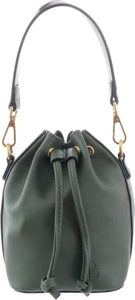 BLOC Handbags for Women, Mini Bucket Hobo Crossbody Bag, Designer Purse, Shoulder Handbag With Two Straps