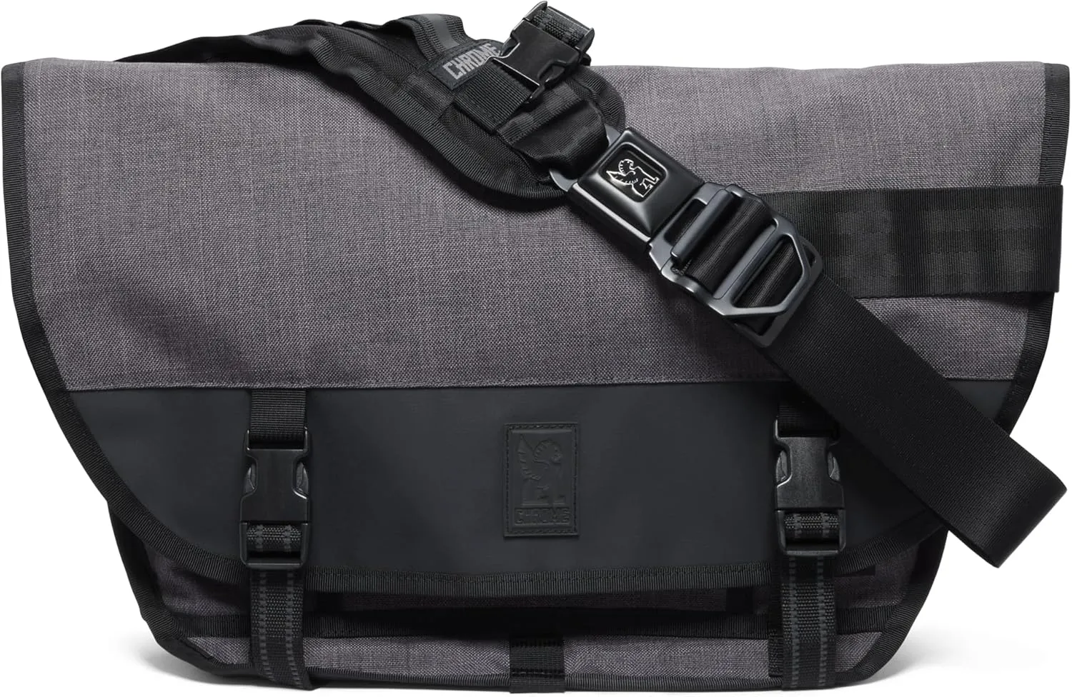 Chrome Industries Mini Metro Messenger Bag - 13 Inch Laptop Satchel with Signature Belt Buckle Closure, 20.5 Liter
