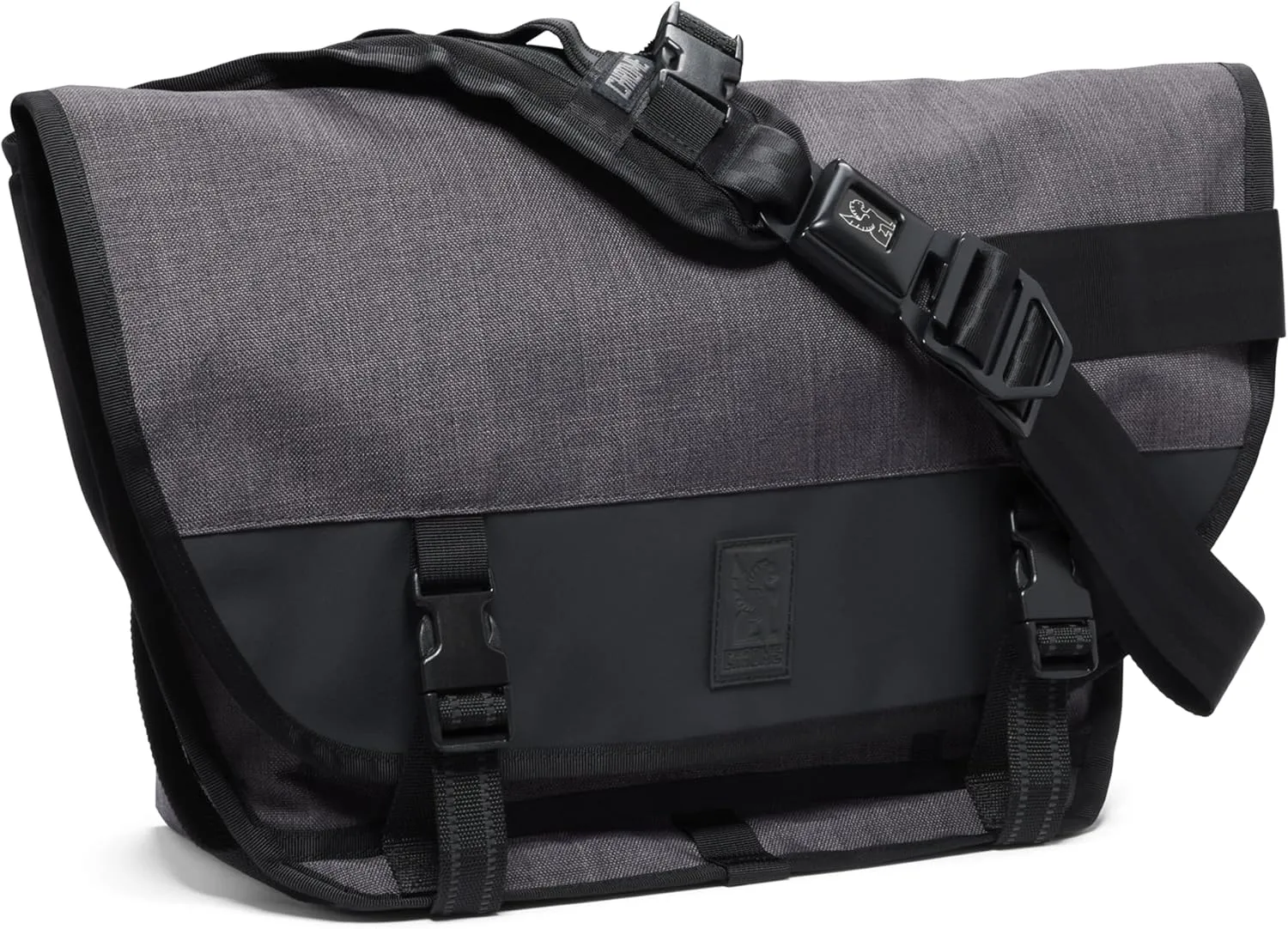 Chrome Industries Mini Metro Messenger Bag - 13 Inch Laptop Satchel with Signature Belt Buckle Closure, 20.5 Liter