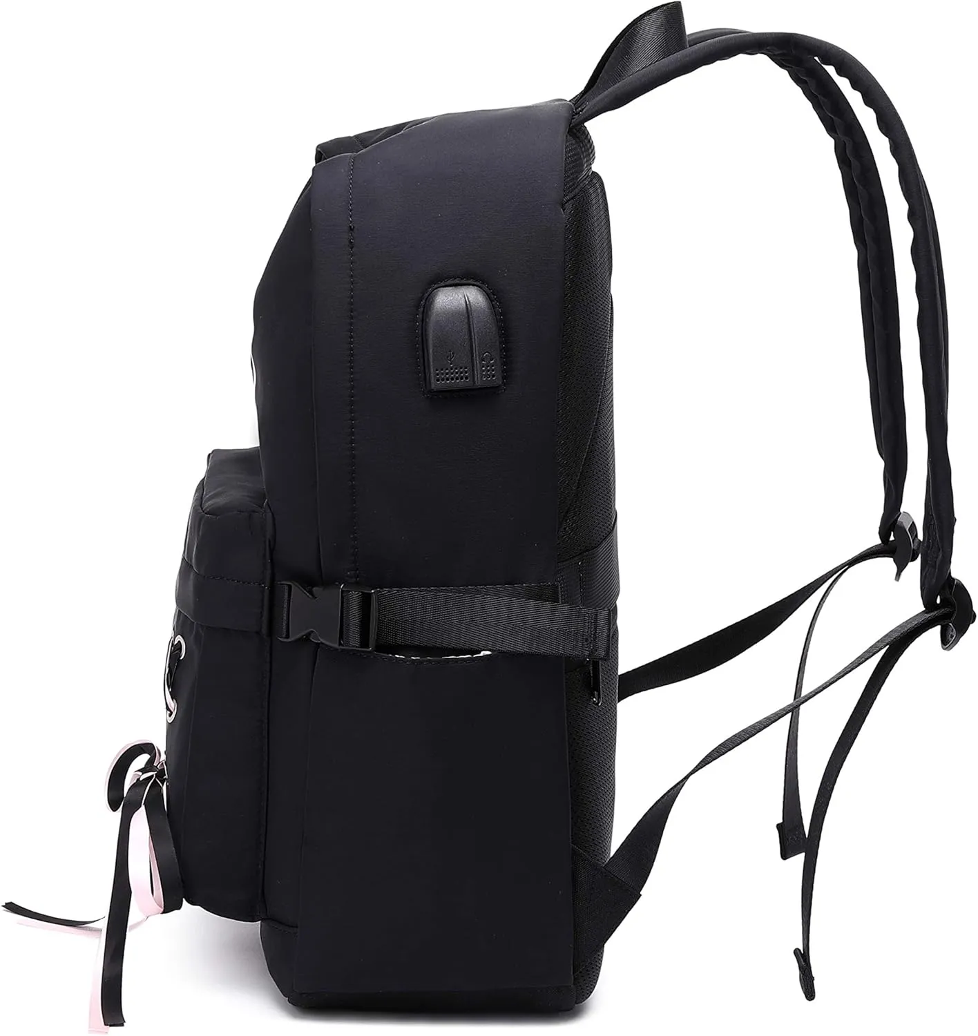 Classic Backpack for Women Stylish School Backpack for Teen Girl Black