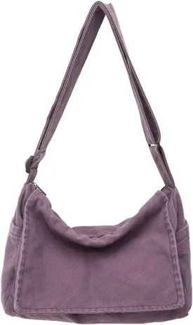 Collsants Messenger Bag for Women Men Satchel Bag Canvas Crossbody Shoulder Bag Casual Sling Bag