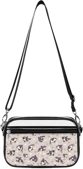 Dolph Seashell Clear Purse Stadium Crossbody Bags for Women and Men Adjustable Shoulder Handbags