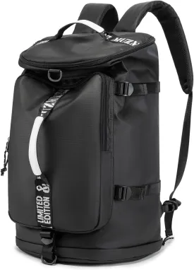 Gym Duffle Bag Waterproof black Laptop Backpack Suitable for Hiking, Fishing, Travel 40L Large Capacity Trendy Cool Lightweight Backpack for Men and Women (Black)