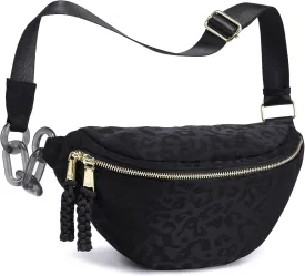 INICAT Fanny Packs for Women,Fashion Waist Packs Crossbody Bum Bag with Adjustable Strap for Travel Sport