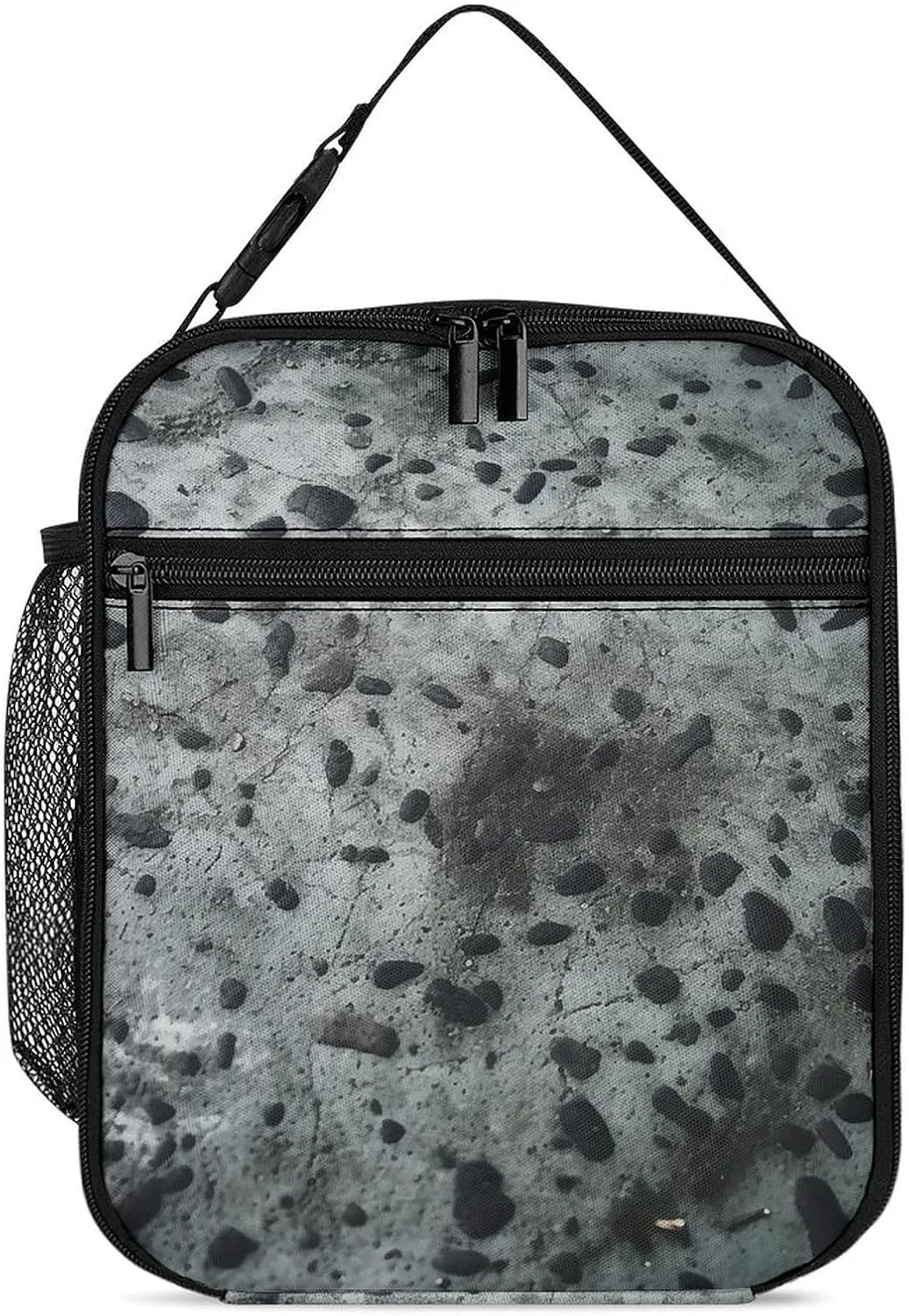 Insulated Lunch Bag for Women Men Concrete Surface Lunch Box Reusable Lunch Tote Bag for Work Picnic Travel
