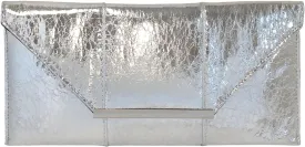 JNB Women's Metallic Material Clutch Purse