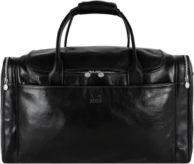 Leather Duffel Bag Weekend Bag Gym Large Travel Bag - Time Resistance