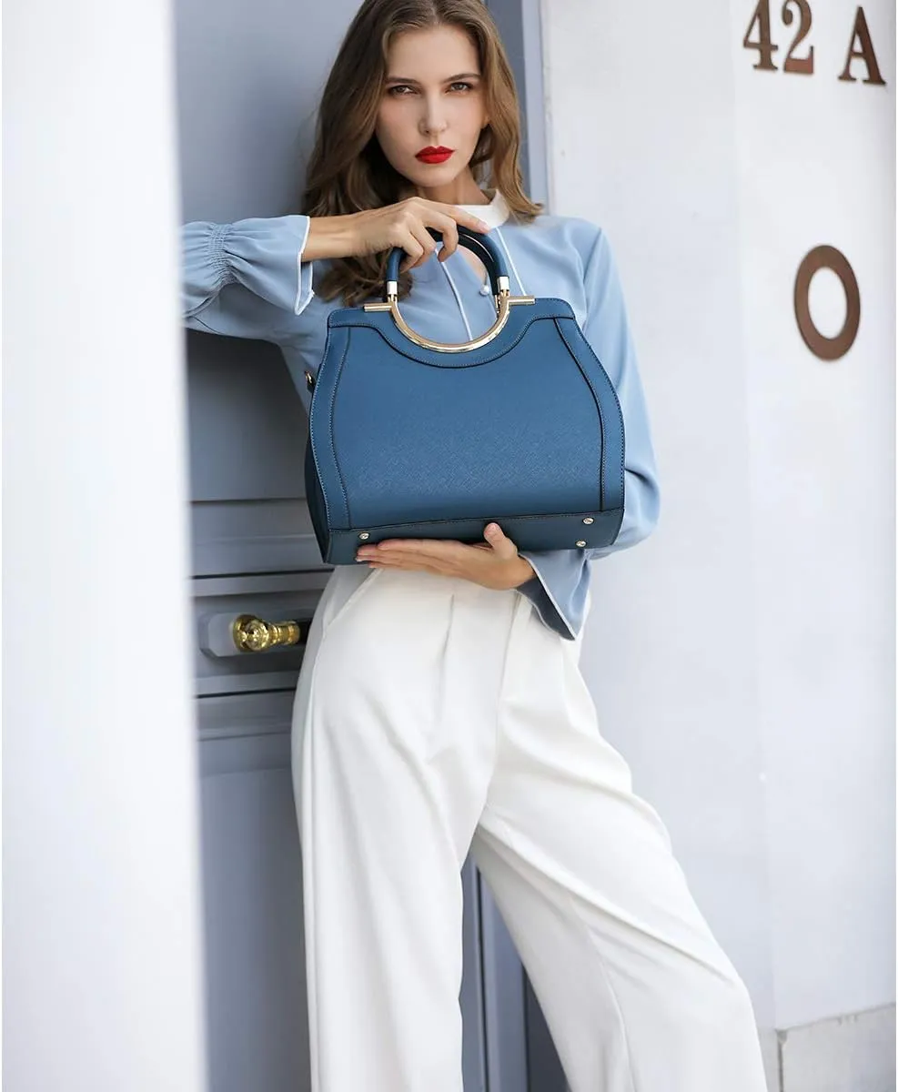 LJOSEIND Women’s Handbags Designer Purses Satchel Totes Structured Shoulder Bags