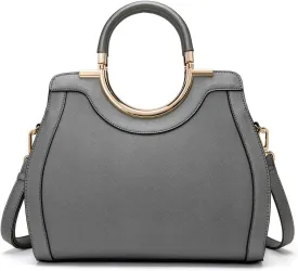 LJOSEIND Women’s Handbags Designer Purses Satchel Totes Structured Shoulder Bags