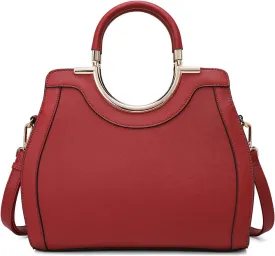 LJOSEIND Women’s Handbags Designer Purses Satchel Totes Structured Shoulder Bags