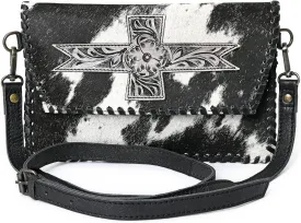 Melody handtooled mini crossbody bag