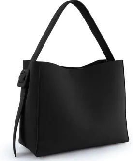 Minimalist stylish commute daily Eco-friendly leather travel Soft bucket bag crossbody bag with adjustable shoulder strap