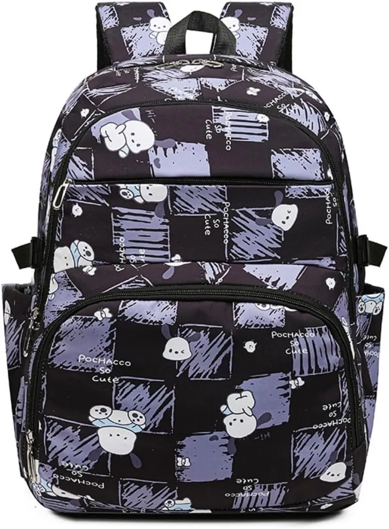 New large-capacity small fresh backpack sweet and lovely female shoulder bag (black)