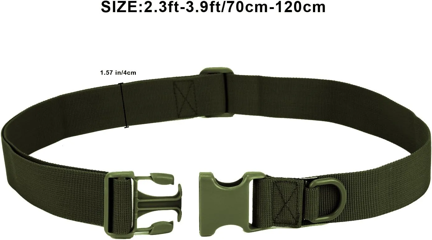 Protector Plus Adjustable Tactical Waist Belt - Outdoor Utility Nylon Airsoft Belt