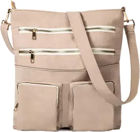 Shoulder Handbag for Women, Lightweight Crossbody Purse with Adjustable Strap, Water Resistant Shoulder Bag