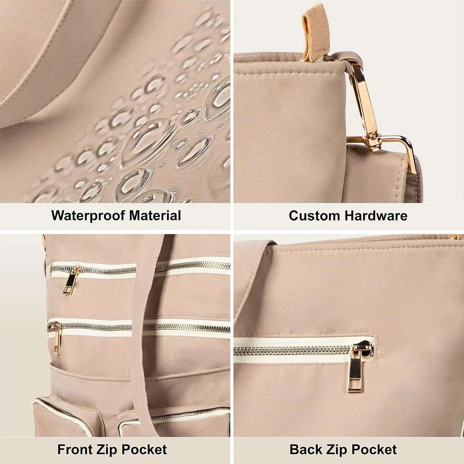 Shoulder Handbag for Women, Lightweight Crossbody Purse with Adjustable Strap, Water Resistant Shoulder Bag