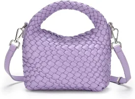 Small Women woven bag Woven Crossbody Bag for Women woven purse Leather handbag mini Hobo Bag