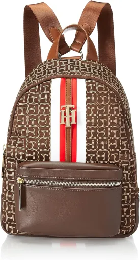 Tommy Hilfiger Womens Jaden Plus BACKPACK, Chestnut/Tannin