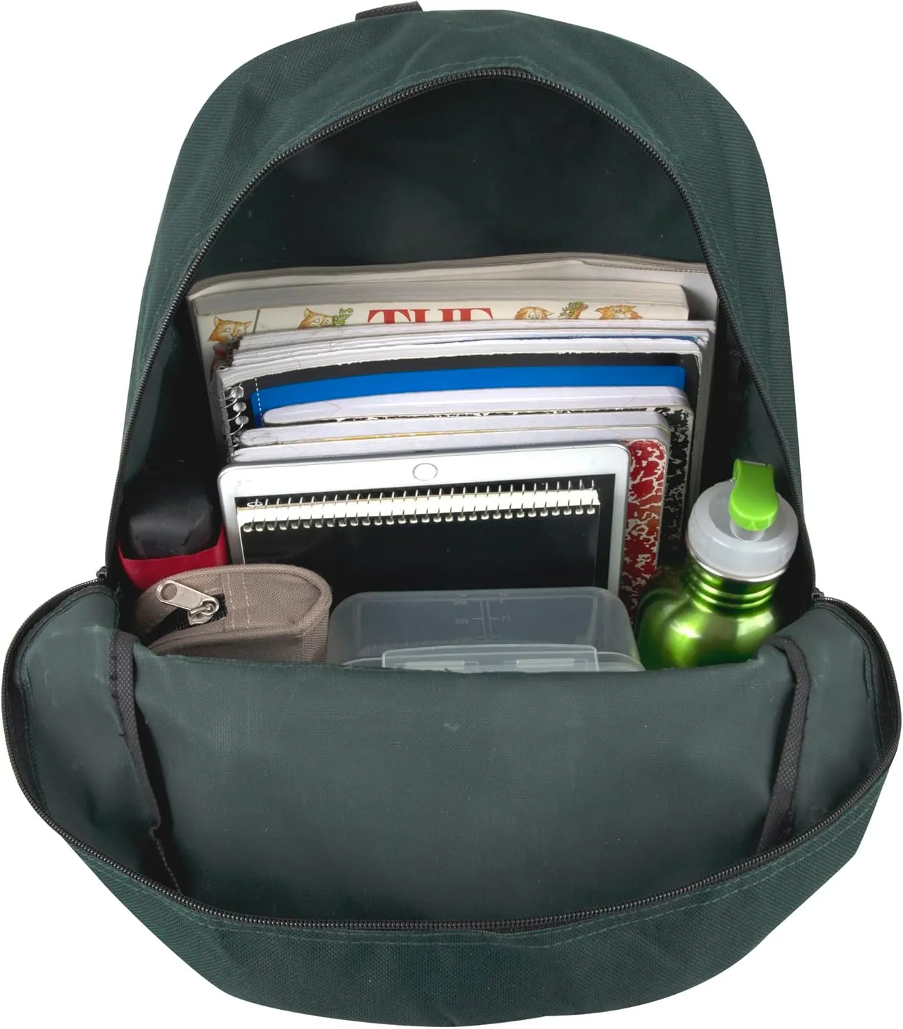 Trail maker Multi Pocket Multicolor Backpack with Adjustable Padded Straps