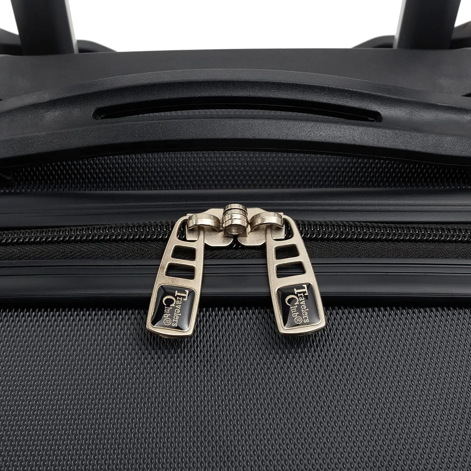 Travelers Club Cosmo Hardside Spinner Luggage, Black, Carry-On 20-Inch