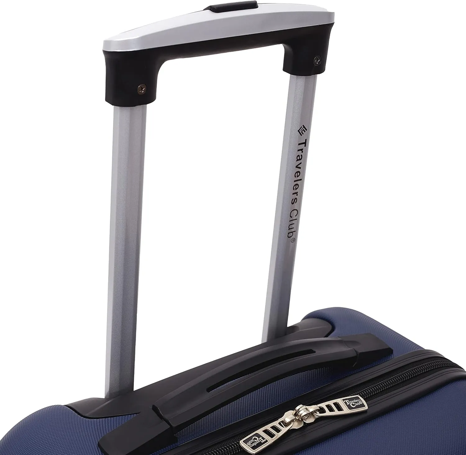 Travelers Club Cosmo Hardside Spinner Luggage, Navy Blue, Carry-On 20-Inch