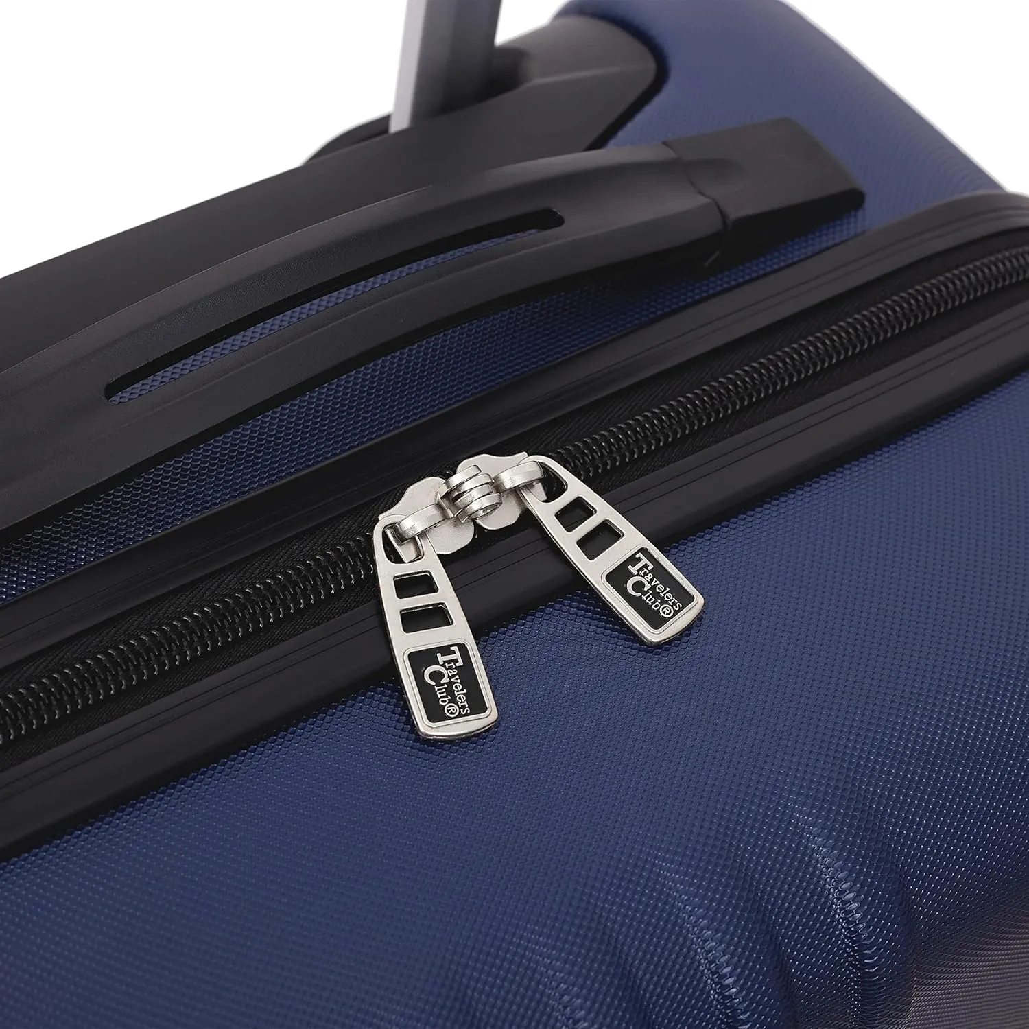 Travelers Club Cosmo Hardside Spinner Luggage, Navy Blue, Carry-On 20-Inch