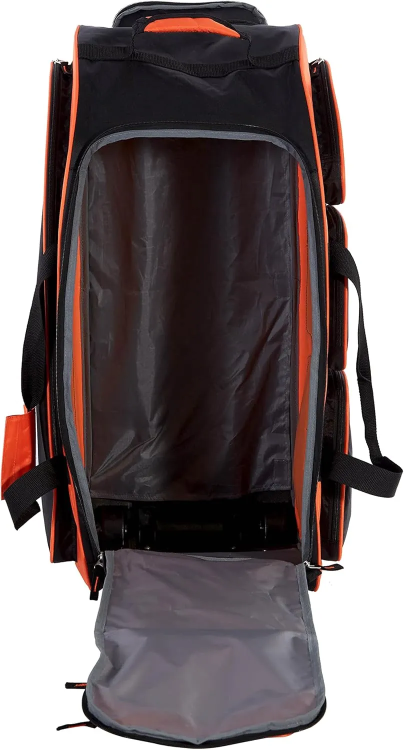 Travelers Club Xpedition 30 Inch Multi-Pocket Upright Rolling Duffel Bag
