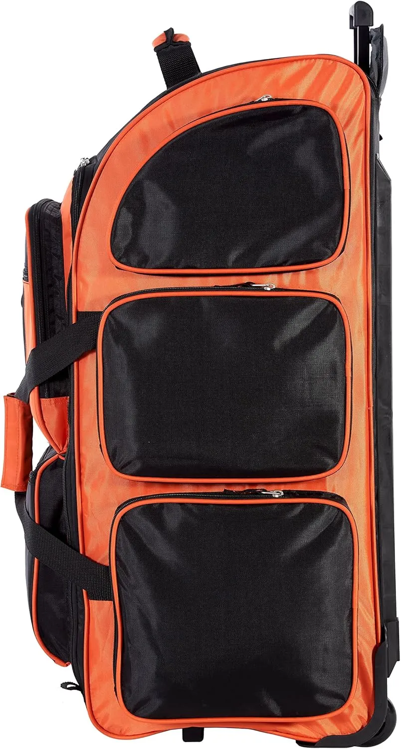 Travelers Club Xpedition 30 Inch Multi-Pocket Upright Rolling Duffel Bag