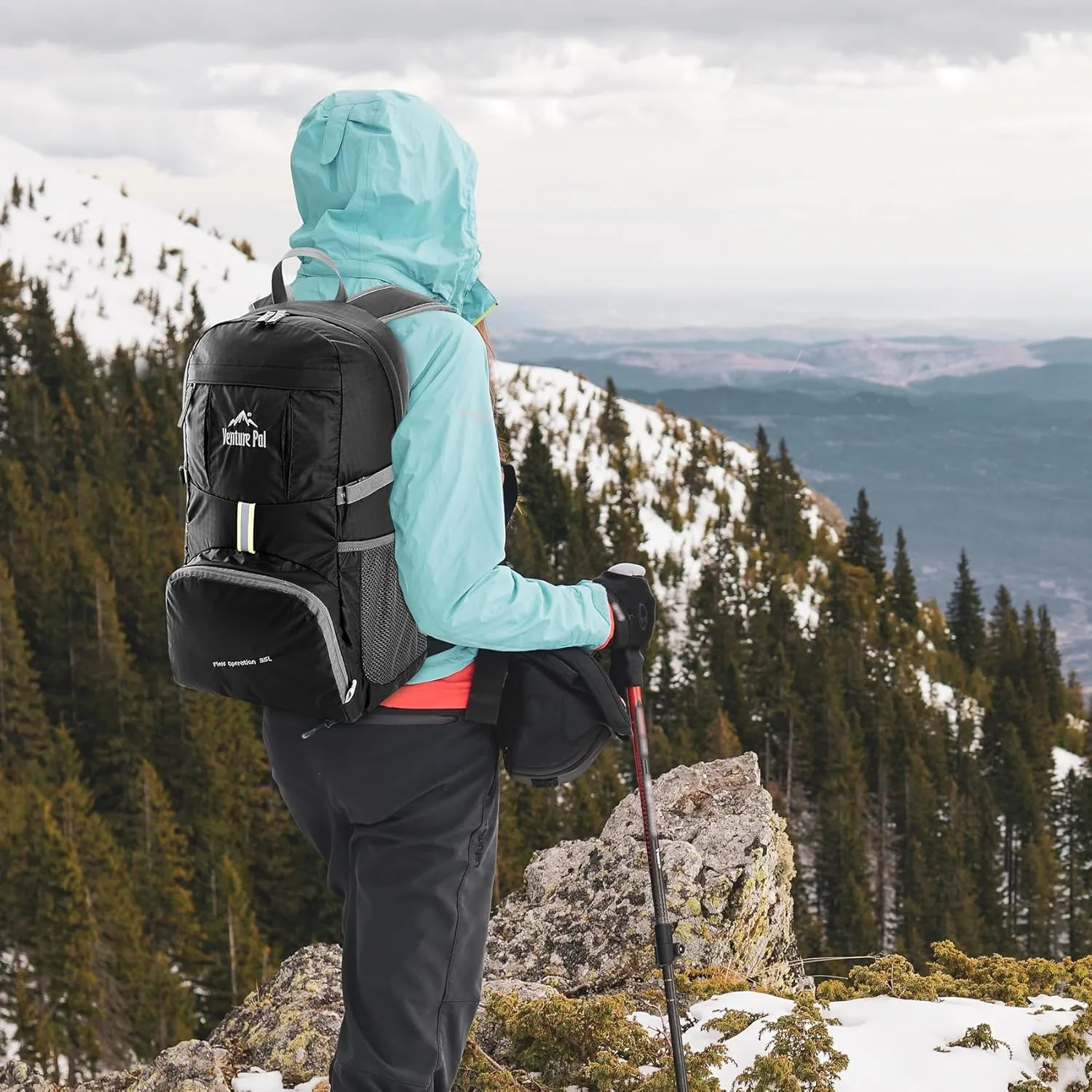 Venture Pal 35L Ultralight Lightweight Packable Foldable Travel Camping Hiking Outdoor Sports Backpack Daypack