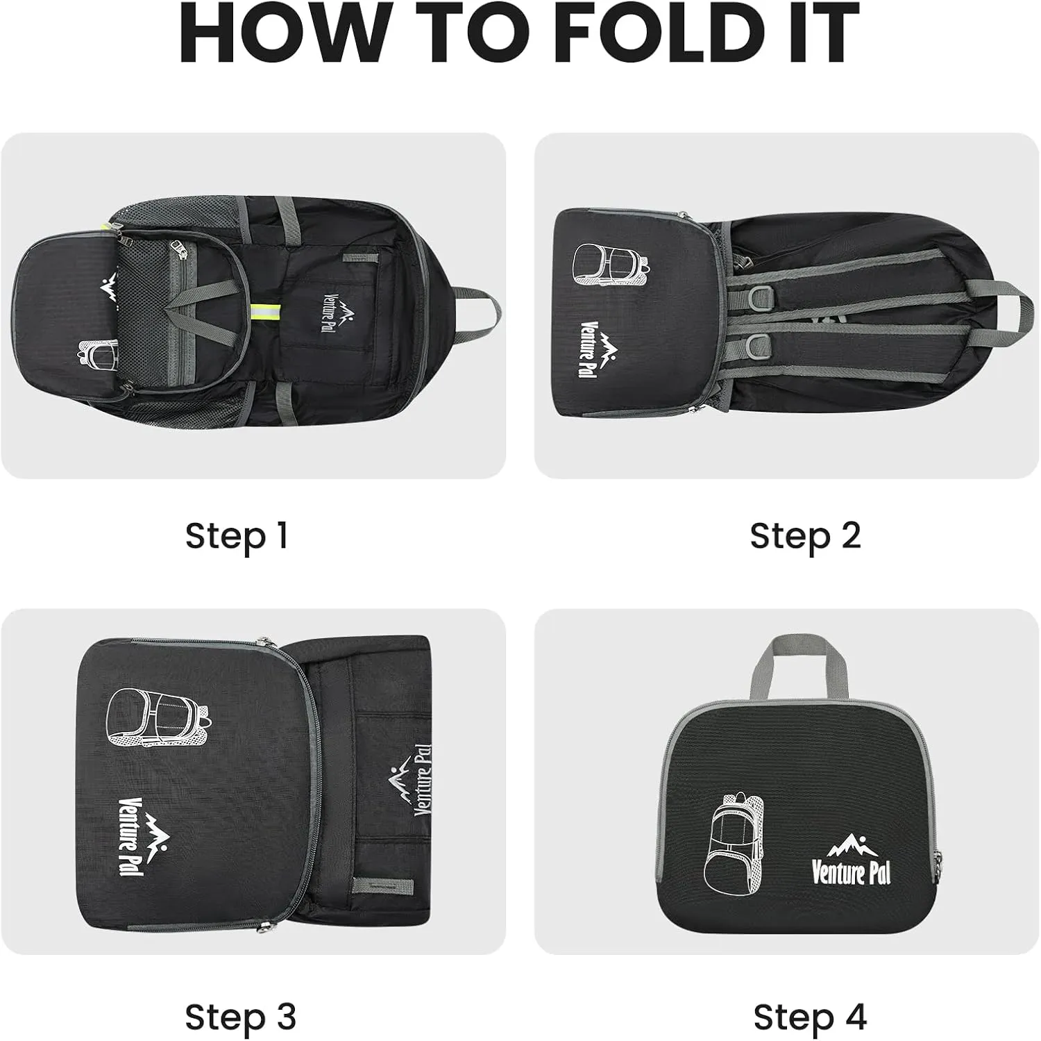 Venture Pal 35L Ultralight Lightweight Packable Foldable Travel Camping Hiking Outdoor Sports Backpack Daypack