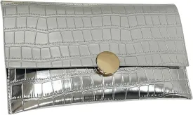 Verdusa Women's Clutch Evening Bags Metallic Purses Envelope Handbags