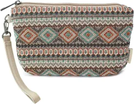 Women Zipper Wristlet Wallet with Coin Pocket