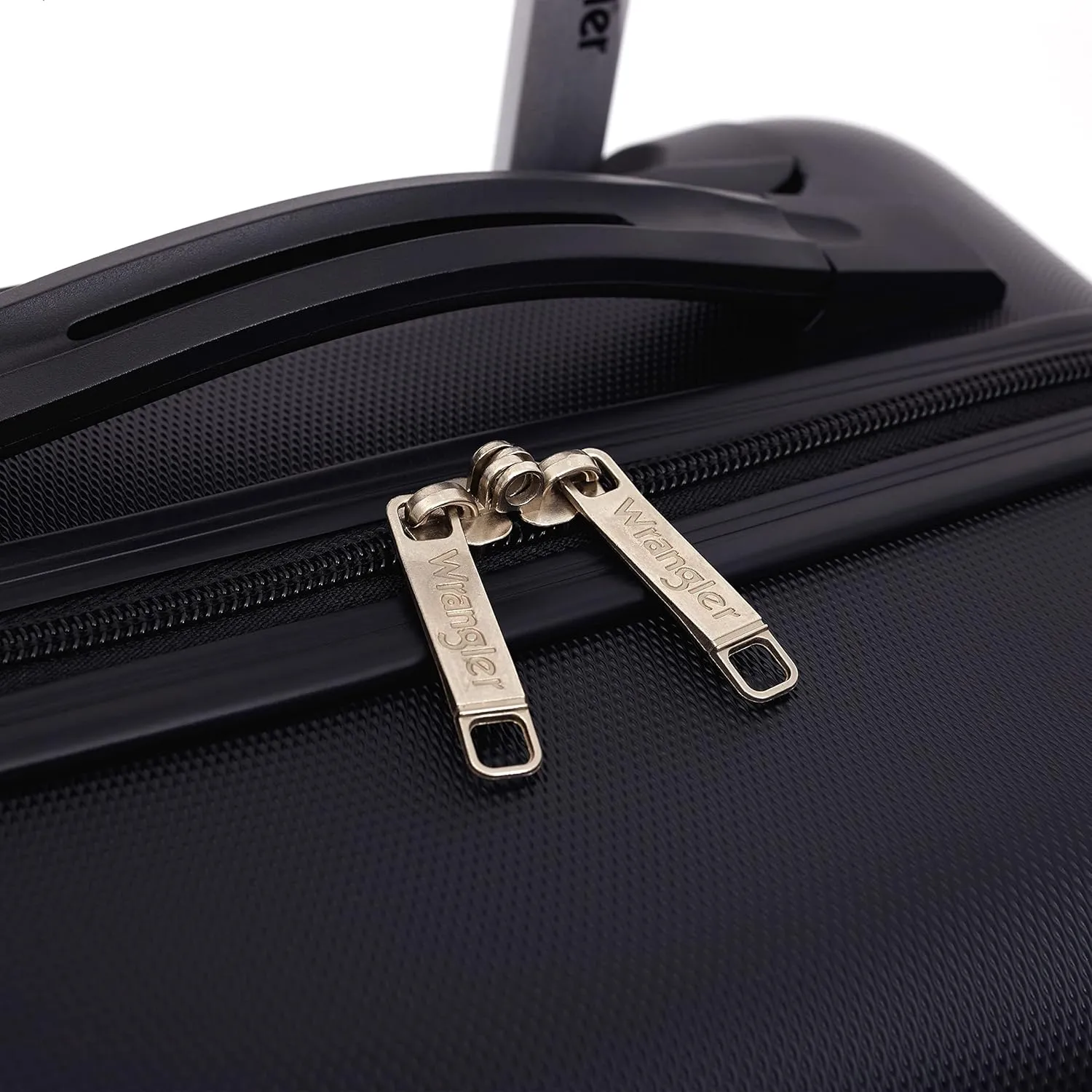 Wrangler Hardside Spinner Carry-On Luggage, Black, 20-Inch