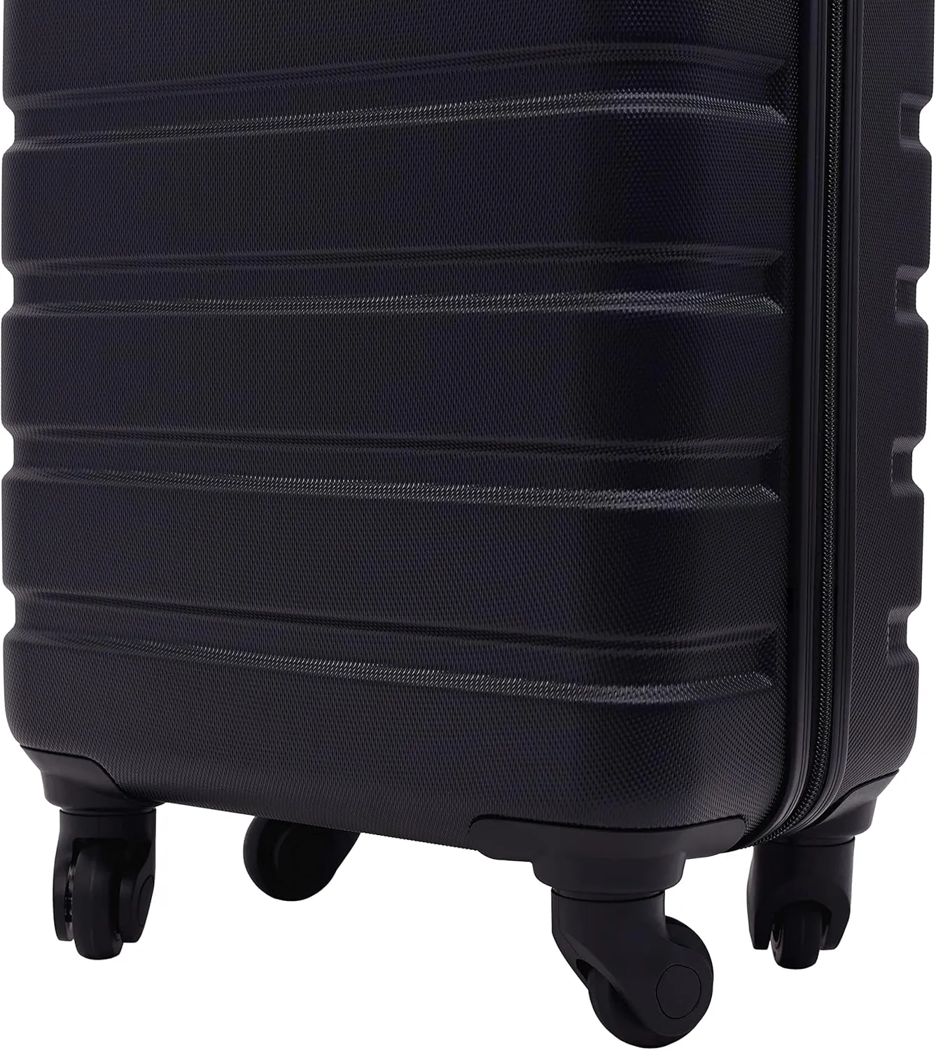 Wrangler Hardside Spinner Carry-On Luggage, Black, 20-Inch